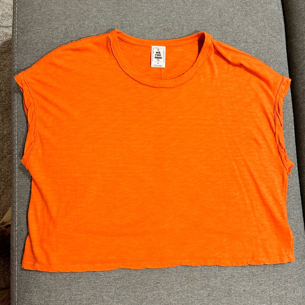 Orange Free People T shirt